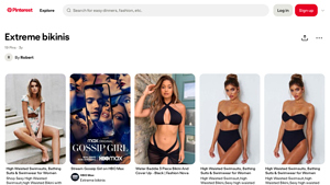 Pinterest - Women's Floral Swimwear