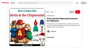 The Chipmunks - Costumes Collection