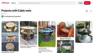 Pinterest - Cable Reel Projects