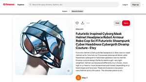 Divamp Couture - Futuristic Helmet