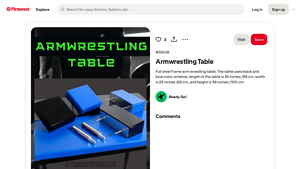 Armwrestling Table - Full Steel Frame