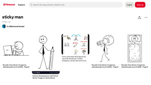 Sticky Man Collection - Stick Figure Illustrations