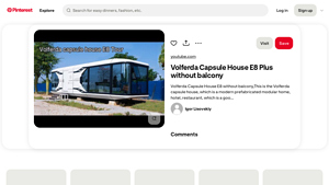 VOLFERDA - Modern Space Capsule Home
