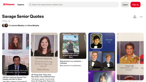 Pinterest - Savage Senior Quotes