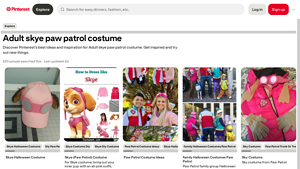 Pinterest - Adult Skye Paw Patrol Costume