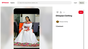 Pinterest - Ethiopian Traditional Clothing
