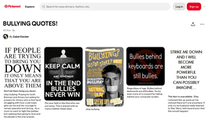 Pinterest - Anti-Bullying Note Cards Set