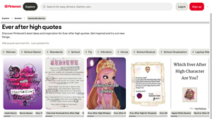 Pinterest - Ever After High Quotes Inspiration