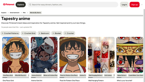 Tapestry Anime - Crochet Patterns and Wall Hangings