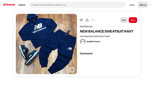 New Balance - Navy Sweatsuit