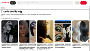 Deluxe - Cruella Deville Wig