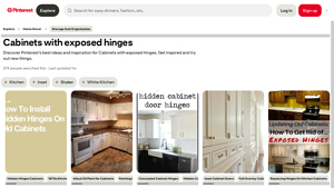 Pinterest - Cabinet Hinges Guide