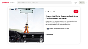 Pinterest - Dragon Ball Z Car Accessories