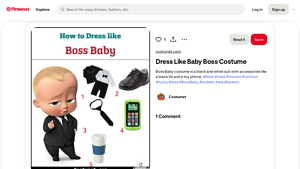 Pinterest - Boss Baby Costume