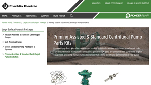 Pioneer Pump - Centrifugal Pump Parts Kits