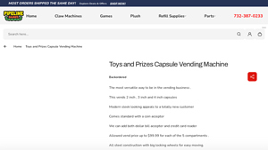 Pipeline Games - Capsule Vending Machine