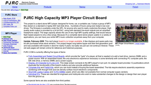 PJRC - High Capacity MP3 Player Circuit Board