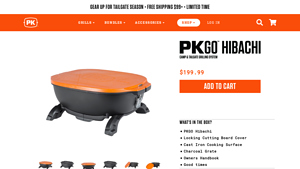 PK Grills - PKGO Hibachi Grill