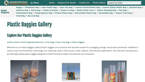 Plastic Bags - Resealable Packaging Solutions