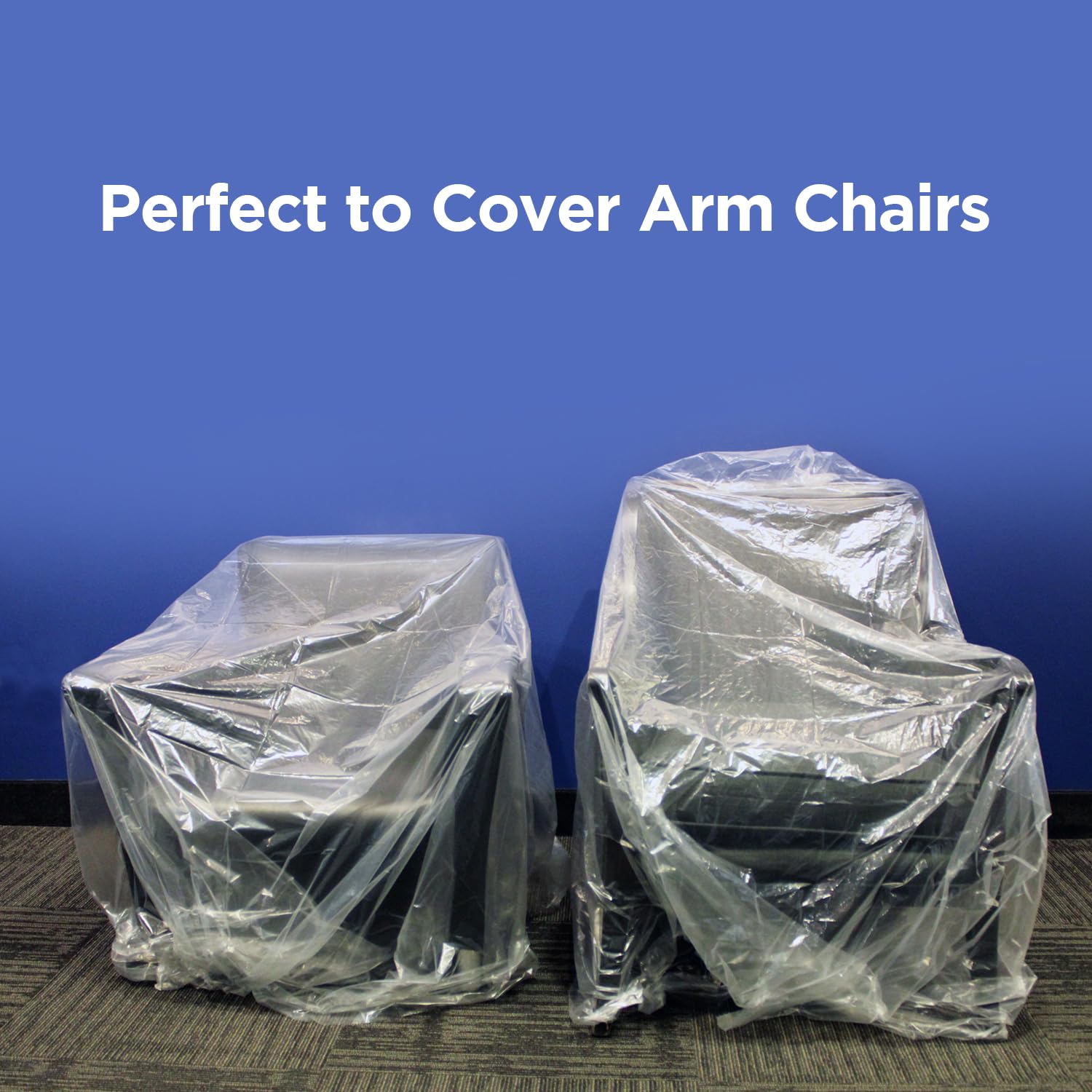 An application scenario or product detail of plastic chair covers - Image 1