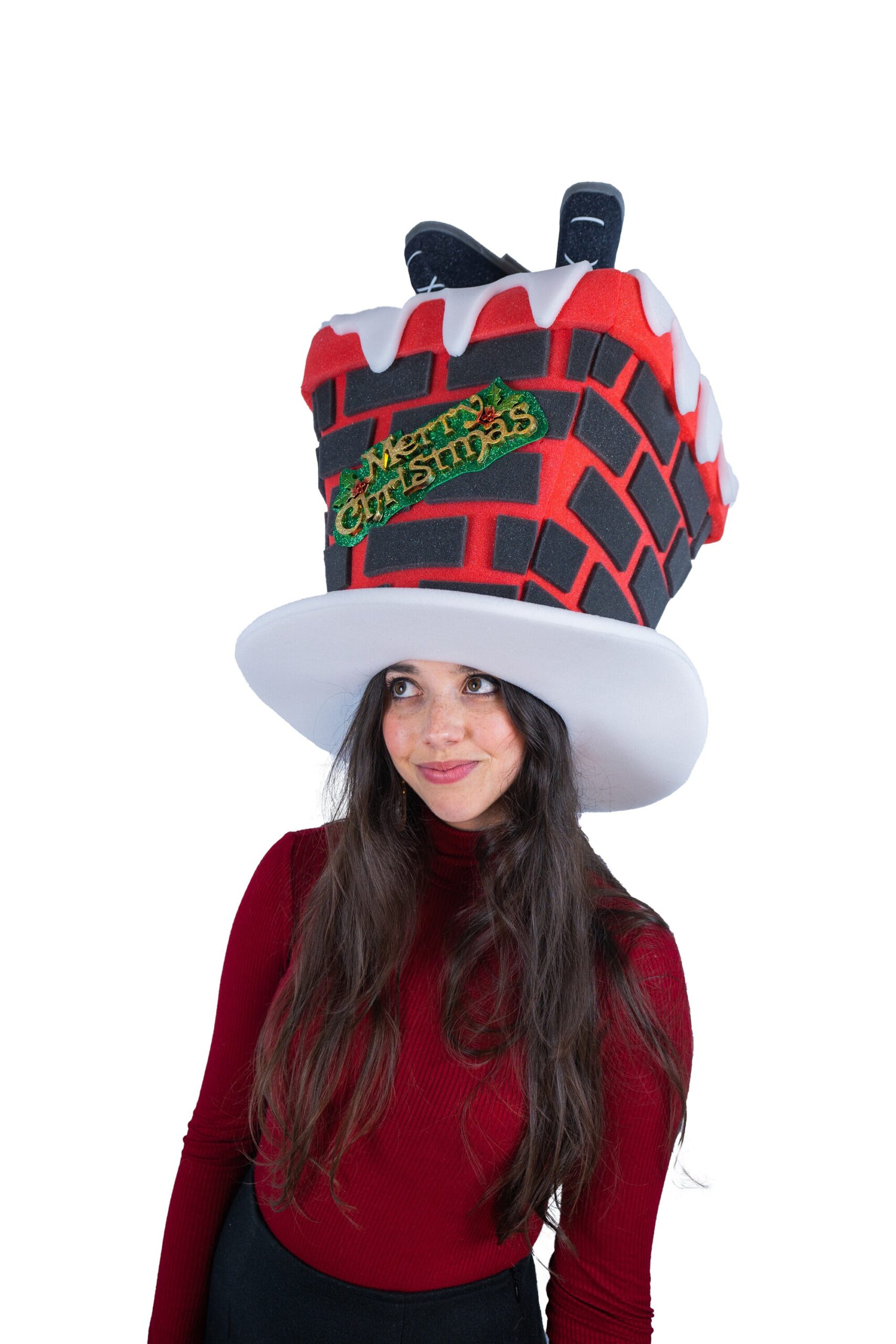 An application scenario or product detail of plastic christmas hat - Image 6