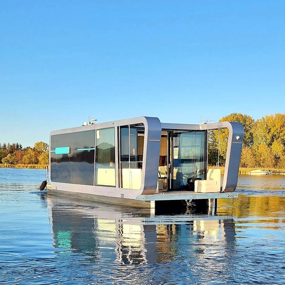 An application scenario or product detail of pontoon houseboat - Image 3