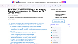 Popai - 150 Best Good Morning & Happy Tuesday Messages