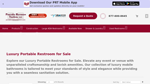 Portable Restroom Trailers - Luxury Portable Restrooms