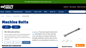 Portland Bolt - Crossarm Bolts