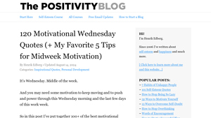 Positivity Blog - Self-Esteem Course