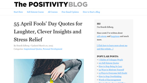 Positivity Blog - April Fools' Day Quotes