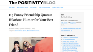 Positivity Blog - Funny Friendship Quotes