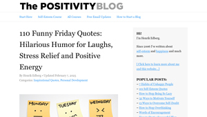 Positivity Blog - 110 Funny Friday Quotes