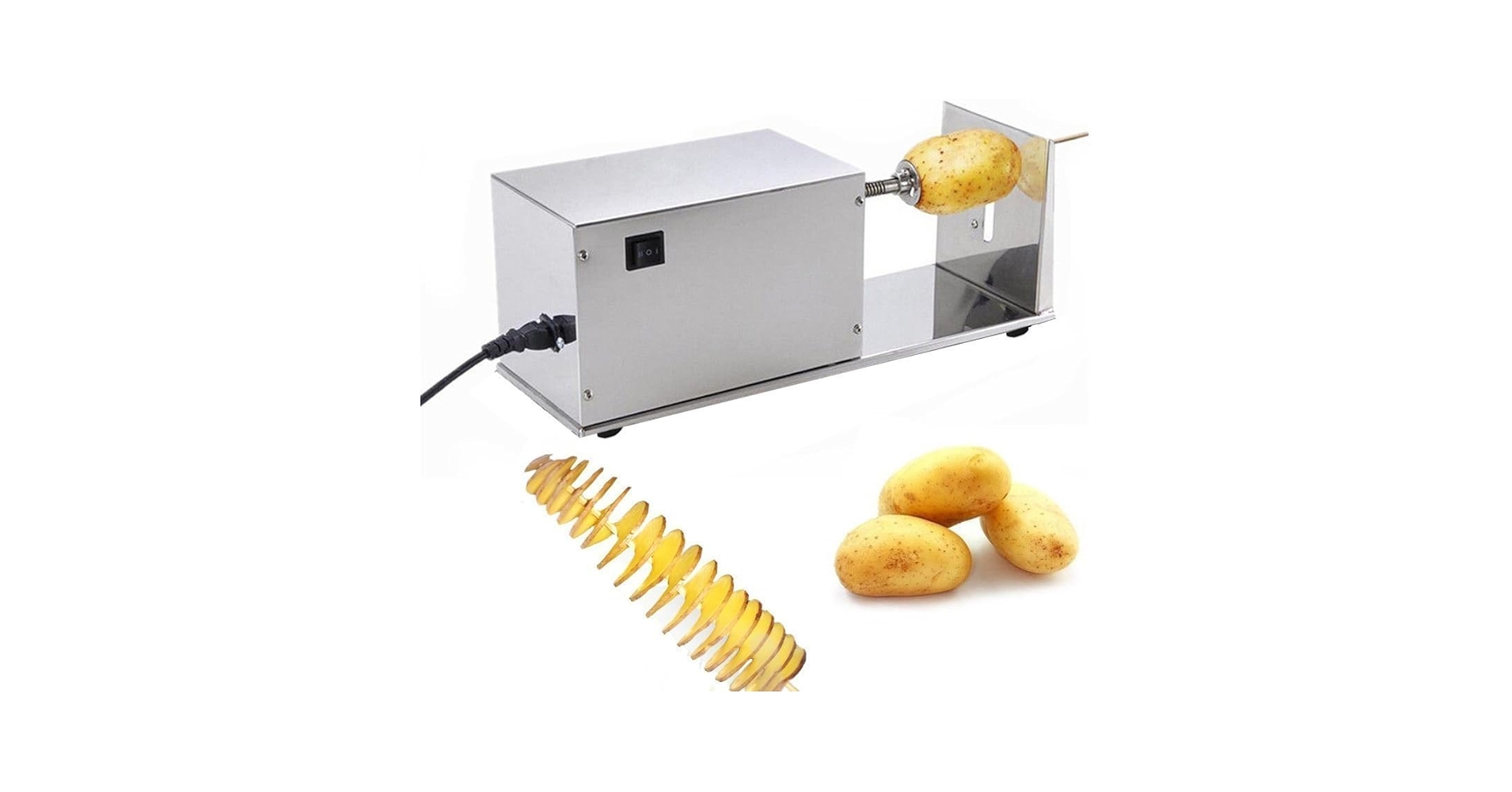 An application scenario or product detail of potato spiral cutter slicer - Image 7