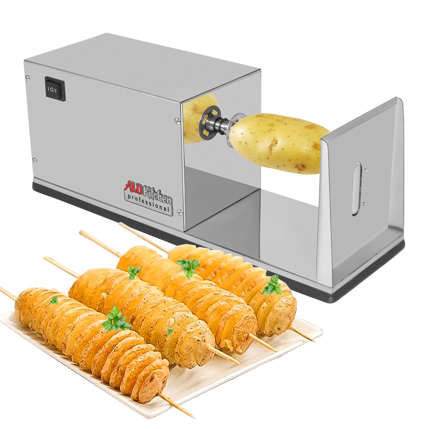 An application scenario or product detail of potato spiral cutter slicer - Image 15