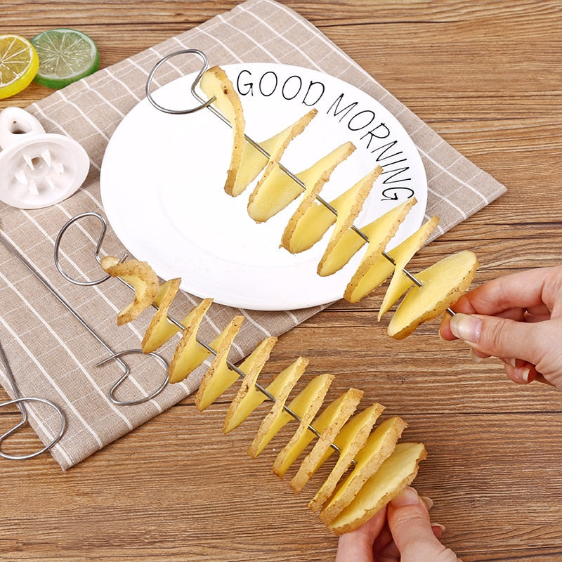An application scenario or product detail of potato spiral cutter slicer - Image 21