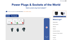 Power Plugs & Sockets - Curaçao Travel Guide