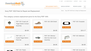 Sony - PSP 1000 Replacement Parts
