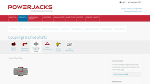 Power Jacks - Key Features of Couplings and Drive Shafts