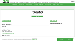 Pneumadyne - Pneumatic Components