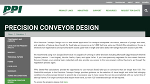 PPI - Precision Conveyor Design Tool