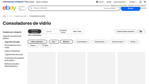eBay - Consoladores de Vidrio