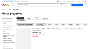 eBay - Mesas Plegables