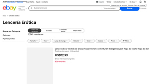 eBay - Lencería Erótica Sexy Babydoll