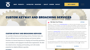 Precision Gears - Custom Keyway & Broaching Services