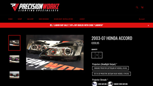 Precision Workz - 2003-07 Honda Accord Headlights