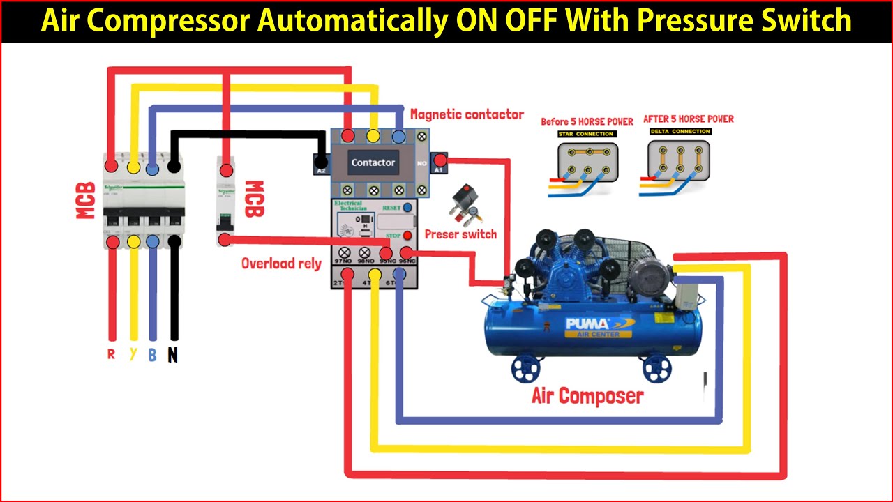 An application scenario or product detail of pressure switch for air compressor diagram - Image 16