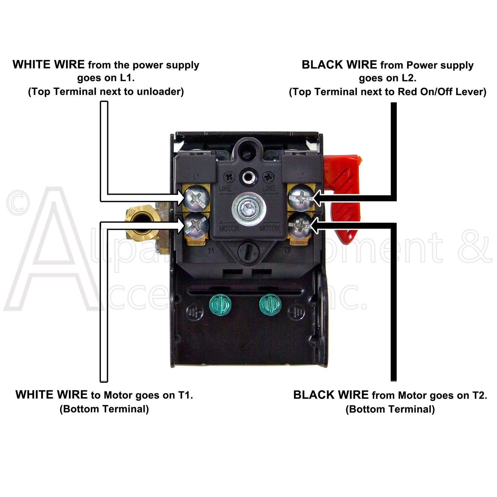 An application scenario or product detail of pressure switch for air compressor diagram - Image 17