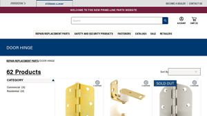 Prime Line - Adjustable Self-Closing Spring Hinge