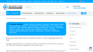 PrimeTime Amusements - Boxing Arcade Machines